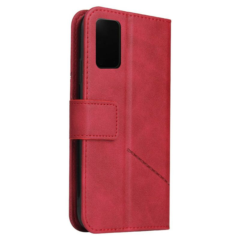 Capa Flip Para Xiaomi Mi 10T / 10T Pro Imitação De Couro Fantasia Metal Gq.utrobe