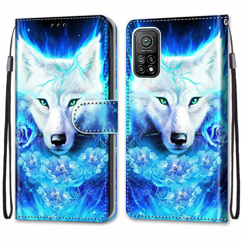 Capa Flip Para Xiaomi Mi 10T / 10T Pro Lobo Mágico