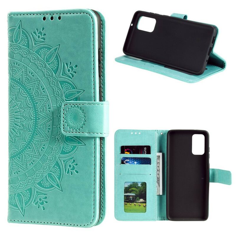 Capa Flip Para Xiaomi Mi 10T / 10T Pro Mandala Do Sol