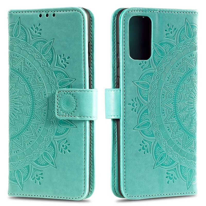 Capa Flip Para Xiaomi Mi 10T / 10T Pro Mandala Do Sol