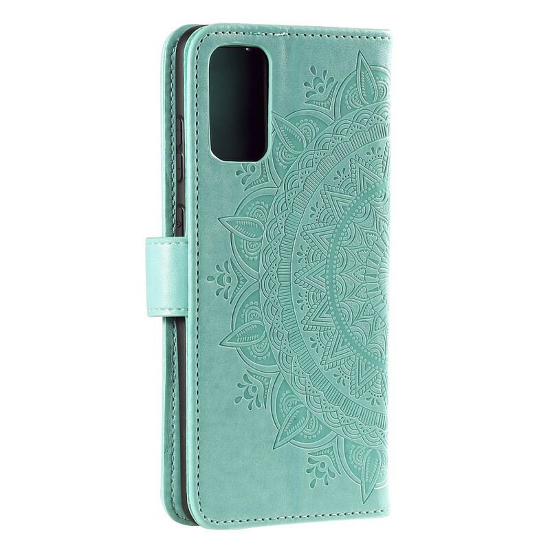 Capa Flip Para Xiaomi Mi 10T / 10T Pro Mandala Do Sol