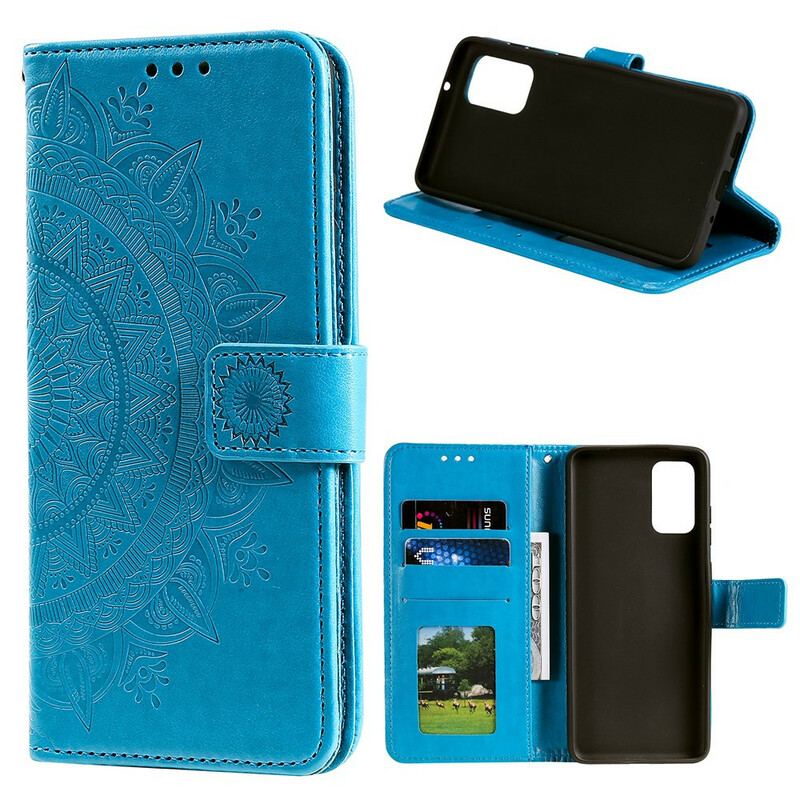 Capa Flip Para Xiaomi Mi 10T / 10T Pro Mandala Do Sol