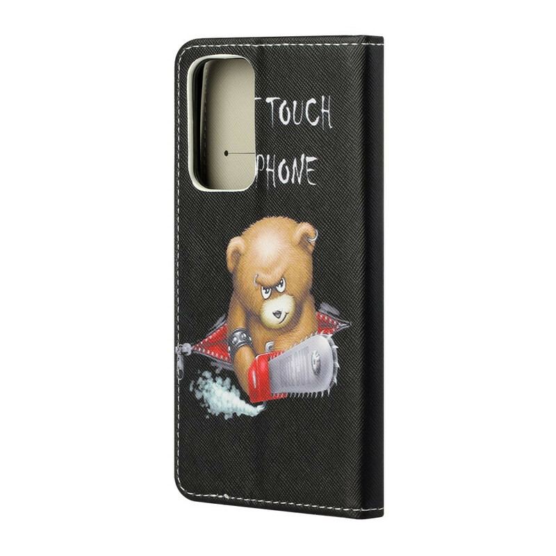 Capa Flip Para Xiaomi Mi 10T / 10T Pro Urso Perigoso