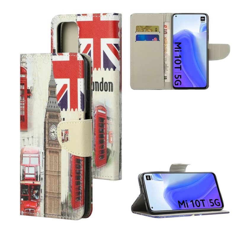 Capa Flip Para Xiaomi Mi 10T / 10T Pro Vida Em Londres