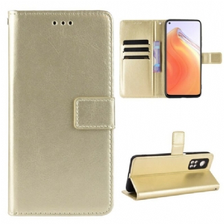 Capa Folio Para Xiaomi Mi 10T / 10T Pro Couro Falso Chamativo