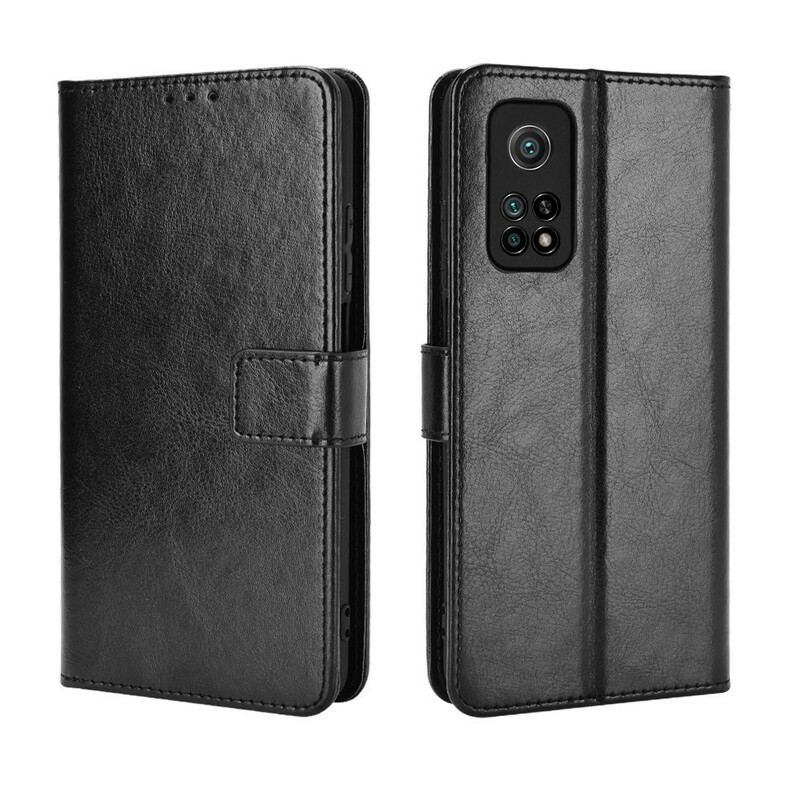 Capa Folio Para Xiaomi Mi 10T / 10T Pro Couro Falso Chamativo