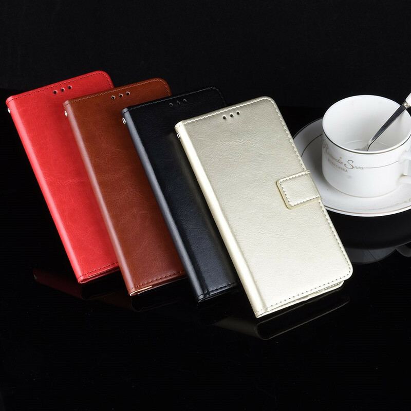 Capa Folio Para Xiaomi Mi 10T / 10T Pro Couro Falso Chamativo