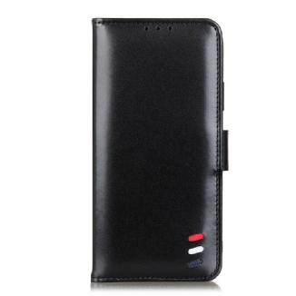 Capa Folio Para Xiaomi Mi 10T / 10T Pro Efeito Couro Tricolor