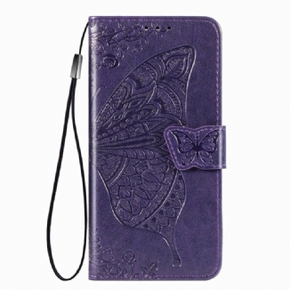 Capa Folio Para Xiaomi Mi 10T / 10T Pro Meia Borboleta