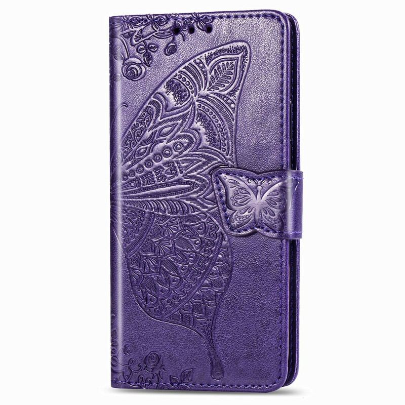 Capa Folio Para Xiaomi Mi 10T / 10T Pro Meia Borboleta