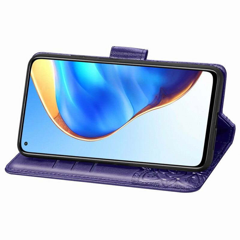 Capa Folio Para Xiaomi Mi 10T / 10T Pro Meia Borboleta