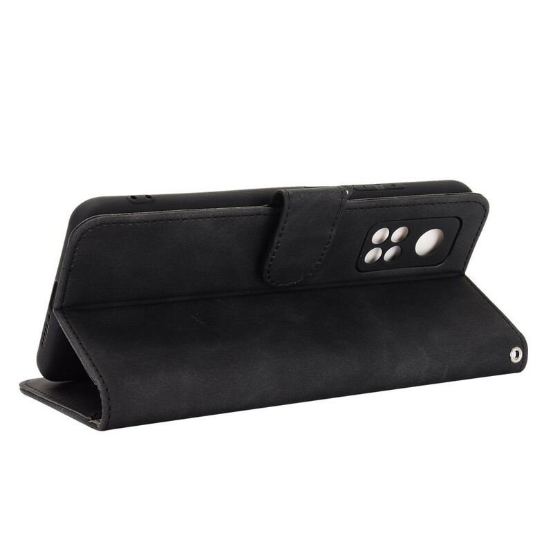 Capa Folio Para Xiaomi Mi 10T / 10T Pro Toque De Pele