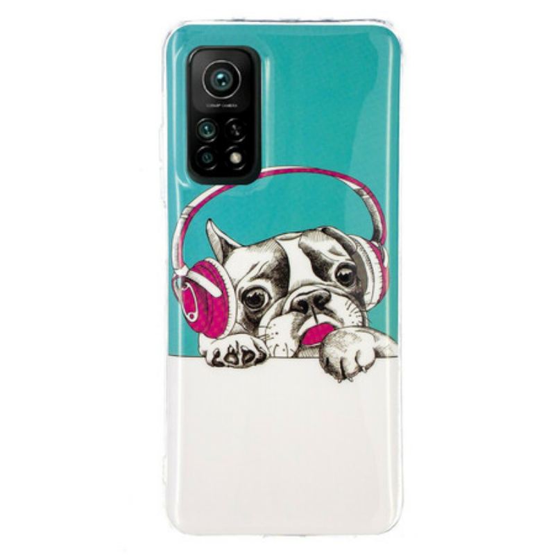 Capa Para Xiaomi Mi 10T / 10T Pro Cão Fluorescente