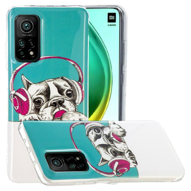 Capa Para Xiaomi Mi 10T / 10T Pro Cão Fluorescente