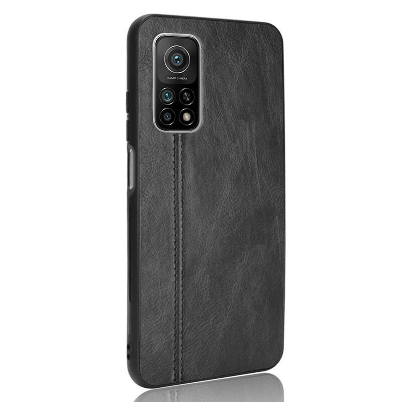 Capa Para Xiaomi Mi 10T / 10T Pro Efeito Couro Couture