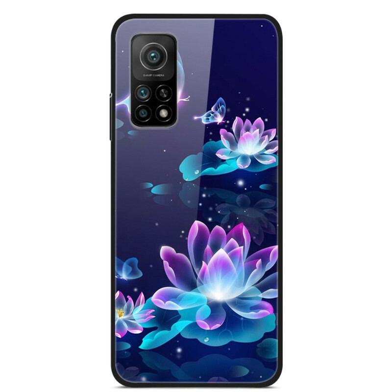 Capa Para Xiaomi Mi 10T / 10T Pro Fancy Flowers Em Vidro Temperado