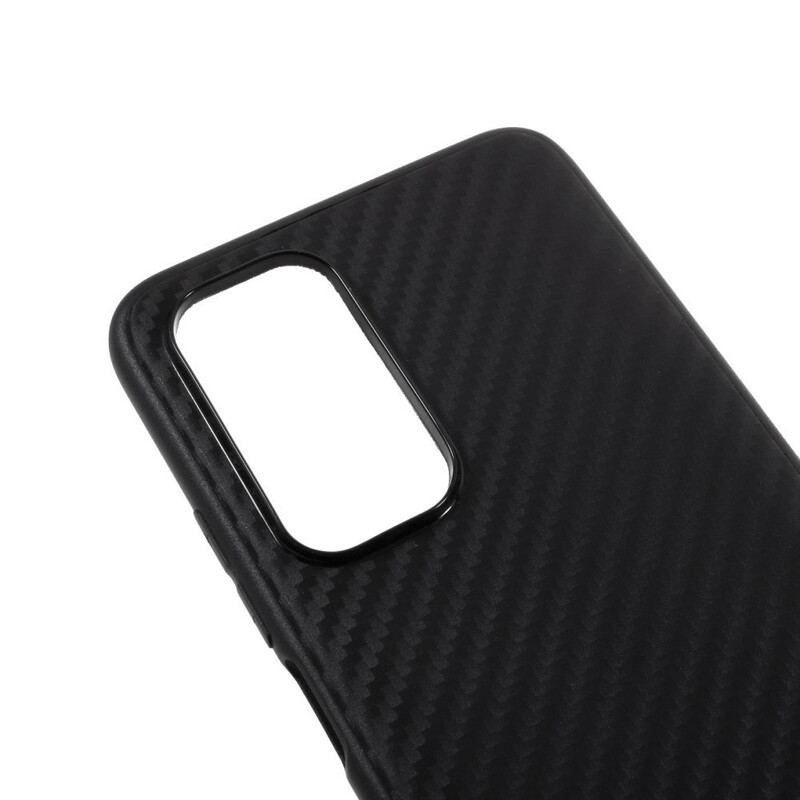 Capa Para Xiaomi Mi 10T / 10T Pro Fibra De Carbono Em Relevo Leve