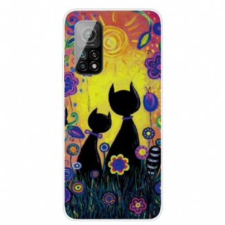 Capa Para Xiaomi Mi 10T / 10T Pro Gato De Desenho Animado