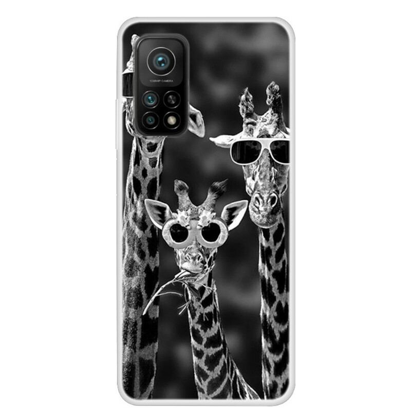 Capa Para Xiaomi Mi 10T / 10T Pro Girafas Com Óculos