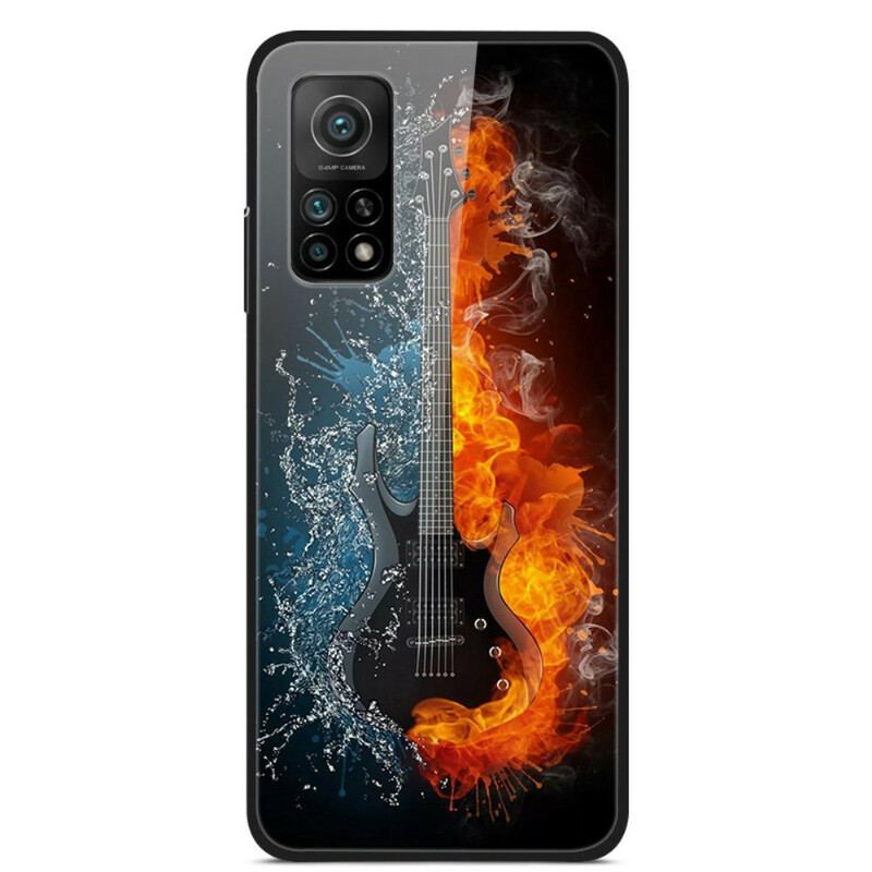 Capa Para Xiaomi Mi 10T / 10T Pro Guitarra De Vidro Temperado