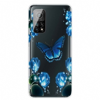 Capa Para Xiaomi Mi 10T / 10T Pro Luxo Borboleta