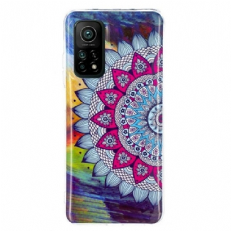 Capa Para Xiaomi Mi 10T / 10T Pro Mandala Colorida Fluorescente