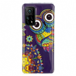 Capa Para Xiaomi Mi 10T / 10T Pro Mandala Coruja Fluorescente