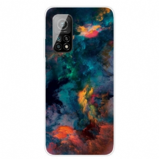 Capa Para Xiaomi Mi 10T / 10T Pro Nuvens Coloridas