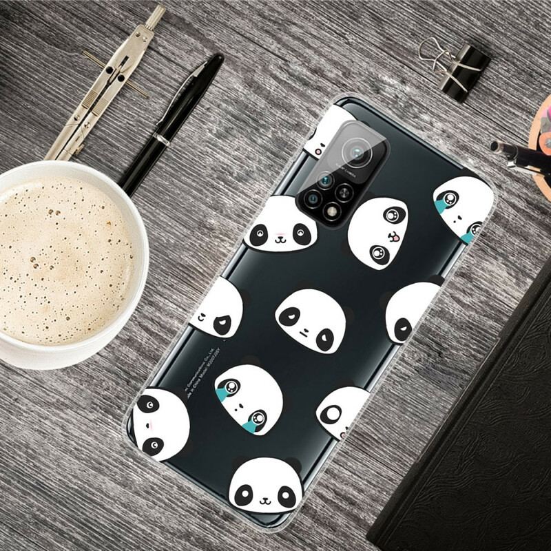 Capa Para Xiaomi Mi 10T / 10T Pro Pandas Sentimentais