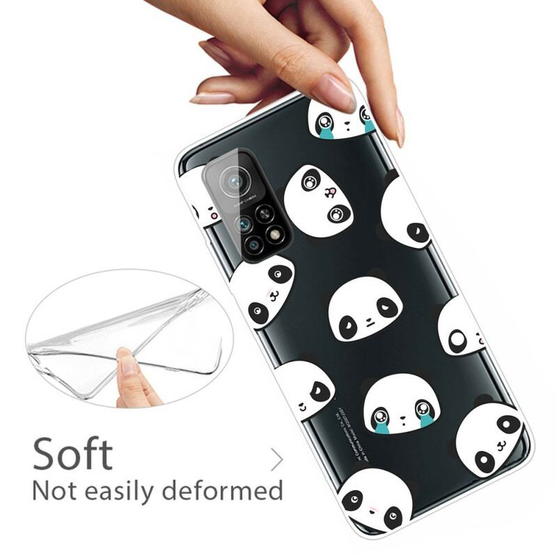 Capa Para Xiaomi Mi 10T / 10T Pro Pandas Sentimentais