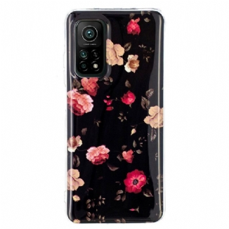 Capa Para Xiaomi Mi 10T / 10T Pro Série Floral Fluorescente