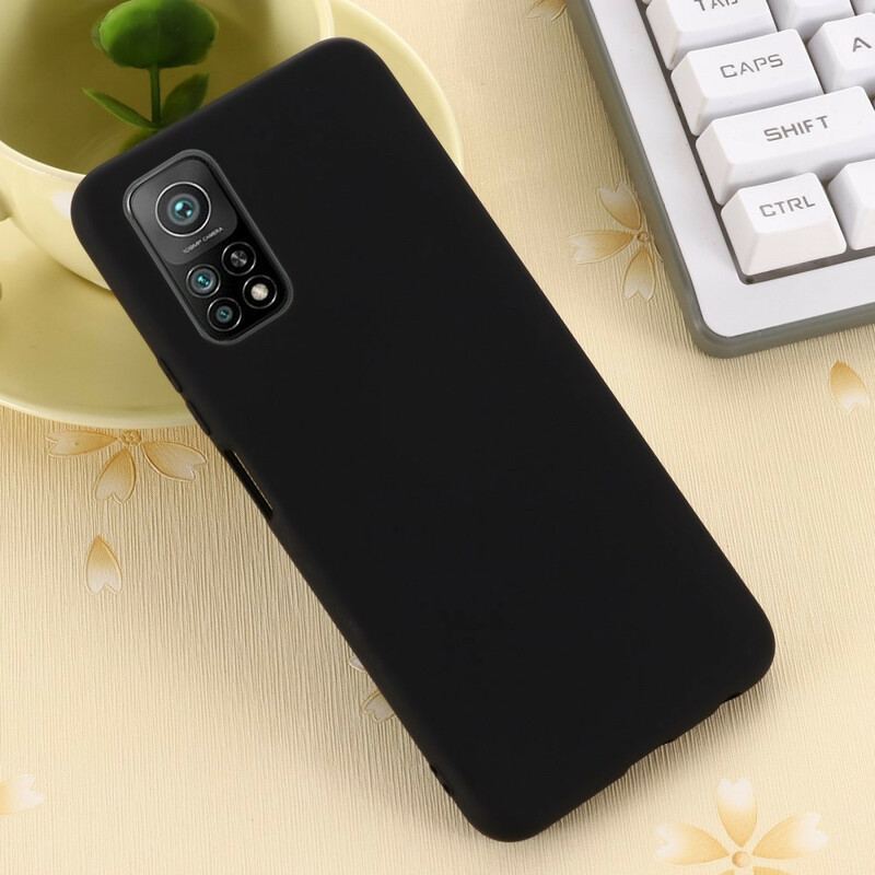 Capa Para Xiaomi Mi 10T / 10T Pro Silicone Líquido Com Cordão