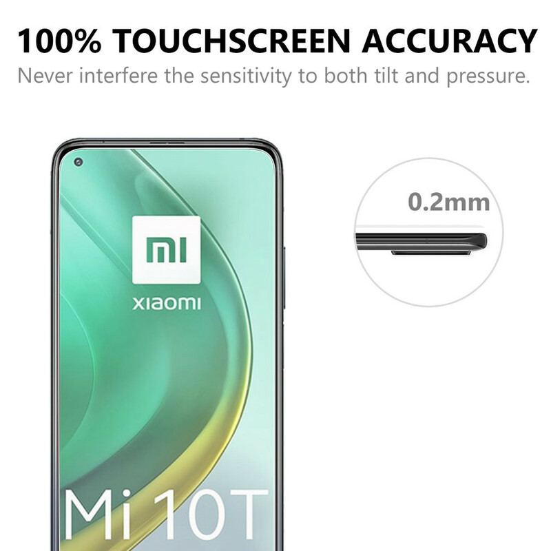 Proteção De Vidro Temperado Arc Edge Para Tela Xiaomi Mi 10T / 10T Pro