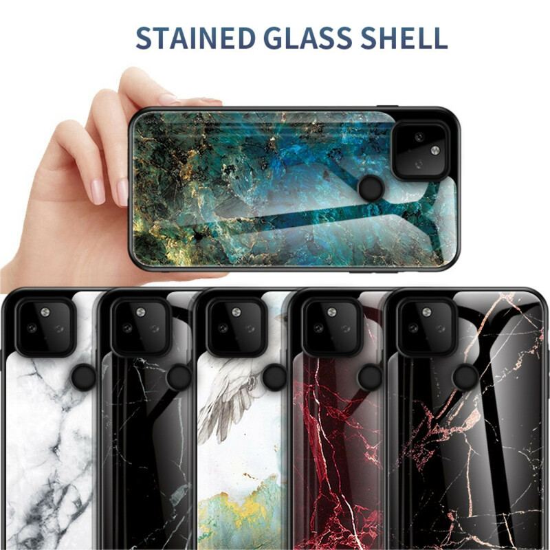 Capa De Celular Para Google Pixel 5A Vidro Temperado De Cores Premium