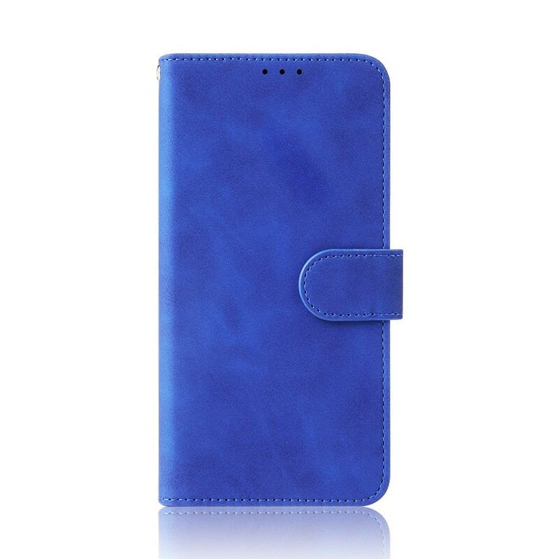 Capa De Couro Para Google Pixel 5A Toque De Pele