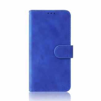 Capa De Couro Para Google Pixel 5A Toque De Pele