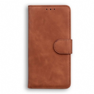 Capa Flip Para Google Pixel 5A Efeito Couro Monocromático