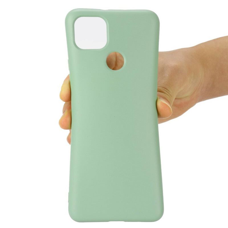 Capa Para Google Pixel 5A Silicone Líquido Com Cordão