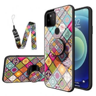 Capa Para Google Pixel 5A Suporte Magnético Patchwork