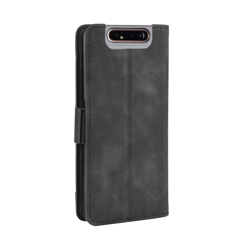 Capa De Couro Para Samsung Galaxy A80 / A90 Multi-card Premier Class