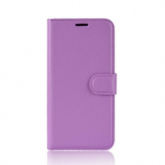 Capa De Couro Para Samsung Galaxy A80 / A90 Couro Sintético Retrô