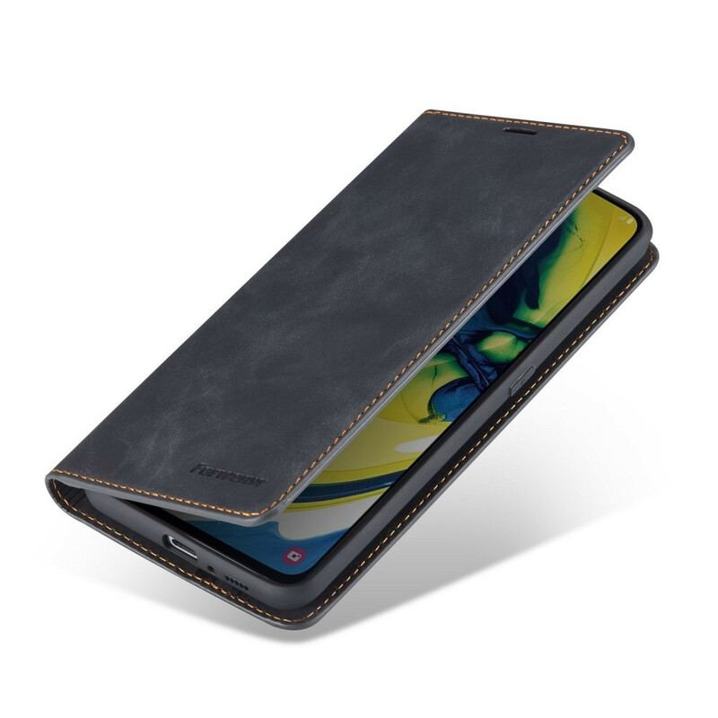 Capa Flip Para Samsung Galaxy A80 / A90 Forwenw Efeito Couro