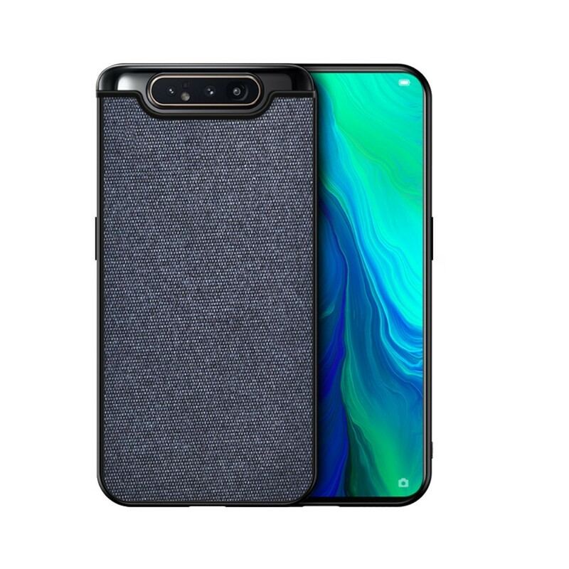 Capa Para Samsung Galaxy A80 / A90 Couro E Efeito De Tecelagem