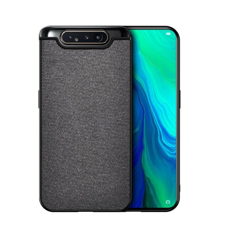 Capa Para Samsung Galaxy A80 / A90 Couro E Efeito De Tecelagem