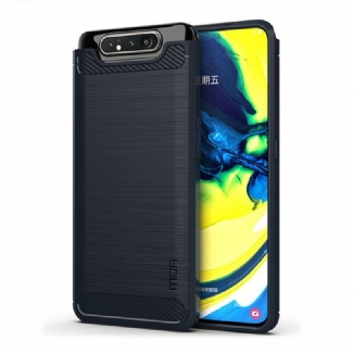 Capa Para Samsung Galaxy A80 / A90 Fibra De Carbono Escovada Mofi