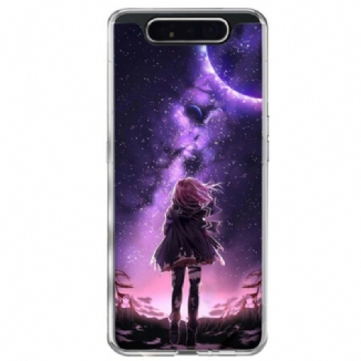 Capa Para Samsung Galaxy A80 / A90 Lua Cheia Mágica