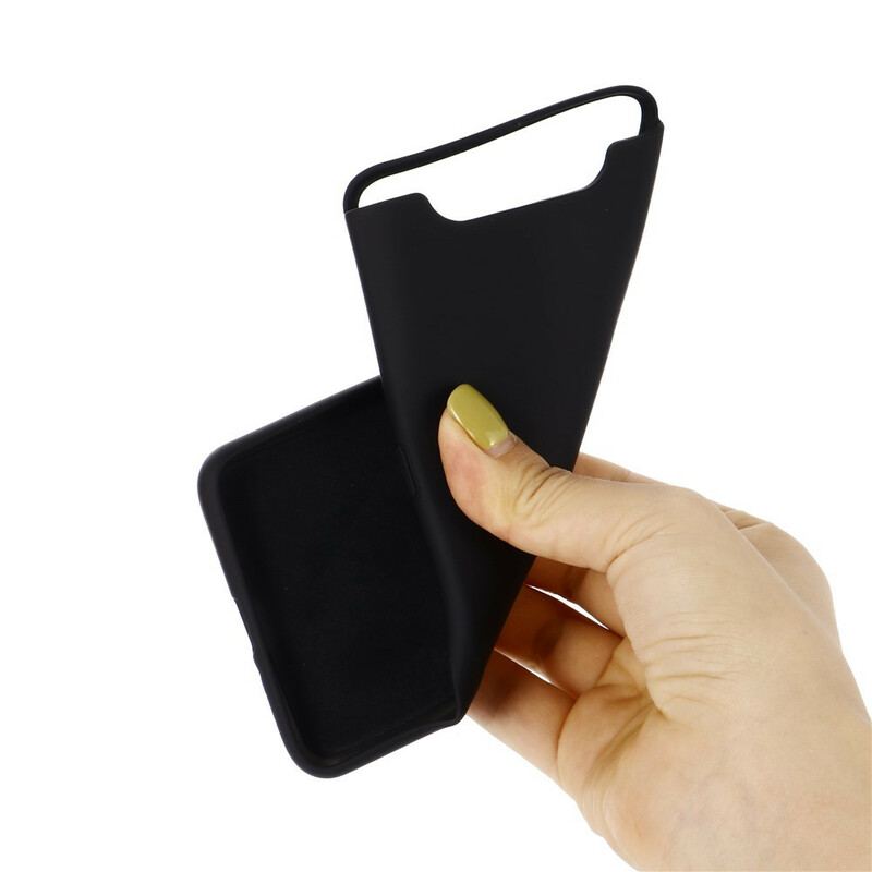 Capa Para Samsung Galaxy A80 / A90 Silicone Líquido