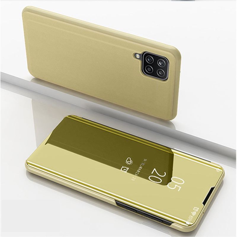 Capa De Celular Para Samsung Galaxy M32 Espelho E Couro Sintético