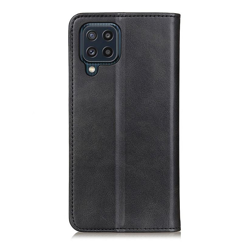 Capa De Celular Para Samsung Galaxy M32 Flip Couro Rachado