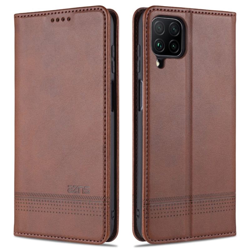 Capa De Celular Para Samsung Galaxy M32 Flip Estilo De Couro Azns